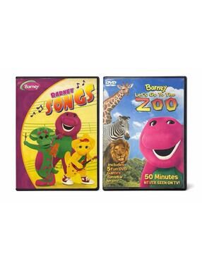 Barney Songs & Barney Let's Go To The Zoo DVD Set